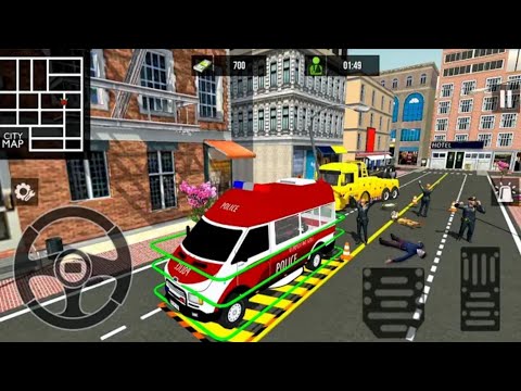Police Ambulance Rescue Driving: 911 Emergency Simulator - Android IOS Gameplay
