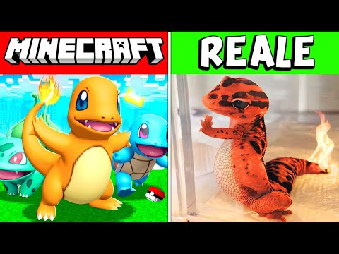 I POKEMON DI MINECRAFT NELLA VITA REALE