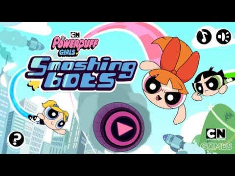 The Powerpuff Girls - SMASHING BOTS [Cartoon Network Games] Video