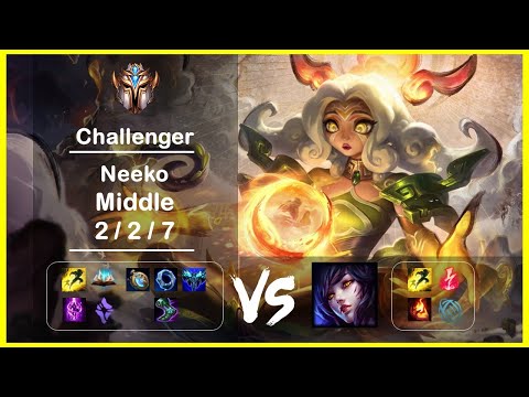 Middle Neeko vs Ahri KR Challenger Patch 12.5