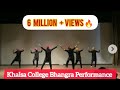 KHALSA COLLEGE FAREWELL BHANGRA PERFORMANCE New Punjabi Song Diljit Khalsa 3Pegg Collegefarewell