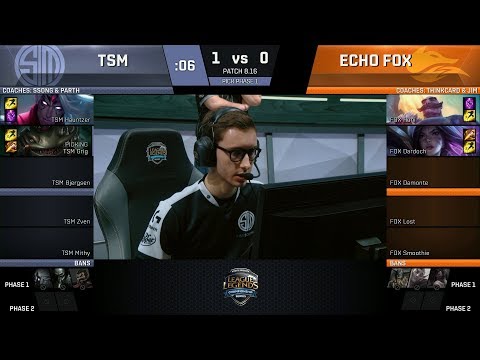 TSM vs FOX Game 2 - 2018 NA LCS Regional Qualifier - Team SoloMid vs Echo FOX