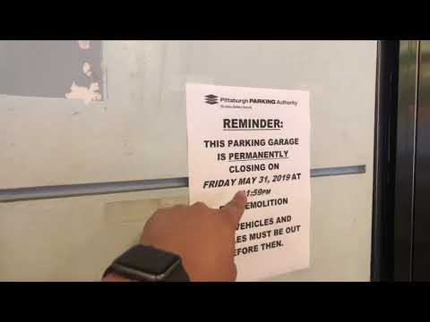 FINAL RIDE EVER! 9th and Penn Garage - Downtown, Pittsburgh