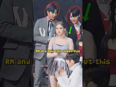 RM And Hobi First Noticed That Rosé Strips Were Broken 😱 #rose #shorts #bts #blackpink #rm #jhope