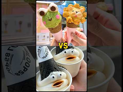 Kamu suka yg manaa? #vs #pilihmana #pilihyangmana #eskrim #icecream #icecreamlover #short #viral