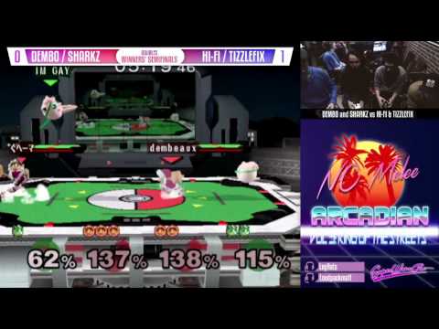 NC Arcadian III Doubles WS - Dembo & Sharkz (Ice Climbers) vs HiFi & TizzleFix (Jigglypuff)