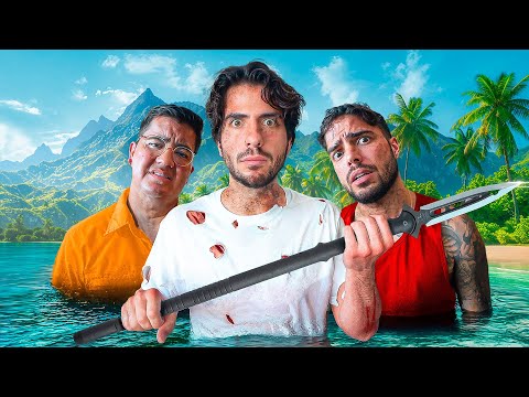 I survived 7 days with 40 youtubers.