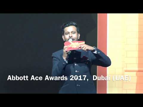 Mitin Upadhyay Abbott Ace Awards Dubai PositivEnergy 2017