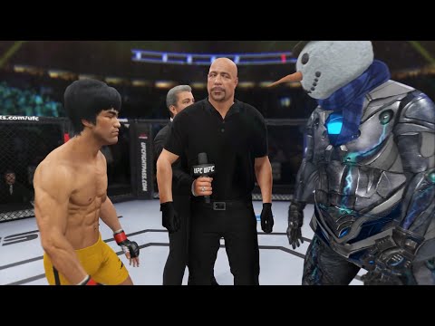Bruce Lee vs. Snow Cyborg - EA Sports UFC 4 - Original Fighters 👊