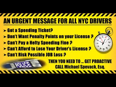 Speeding Ticket in New York City | Should I Get a Lawyer? | Save Money & Time | Stay Out of Jail