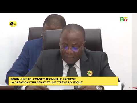 BÉNIN UNE LOI CONSTITUTIONNELLE PROPOSE LA CRÉATION D'UN SÉNAT ET UNE ''TRÊVE POLITIQUE ''