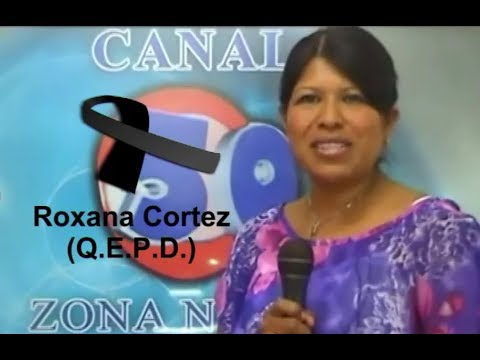 Canal 50 Apopa - Roxana Cortés (Q.E.P.D.). Ex-Presentadora Noticiero TELEDIARIO de este Canal...!