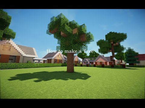 GK Studio - Minecraft ! How To Make a Tree ? HTM N°1 !