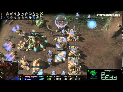 Game 1 - Starbow almost Starleague - Teddybear (p) vs Dirtybag (t) - Group C initial match