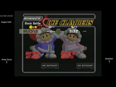 GSS 82 SSBM - Pretty Good (Ice Climbers) vs. GWM420 (Fox) - Melee WQF