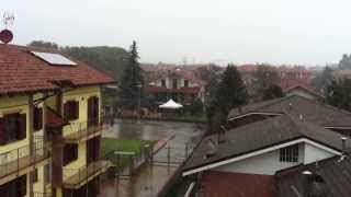 preview picture of video 'Nole Canavese (TO) - 21/11/2013 - prima neve stagionale dell'inverno 2013/2014'