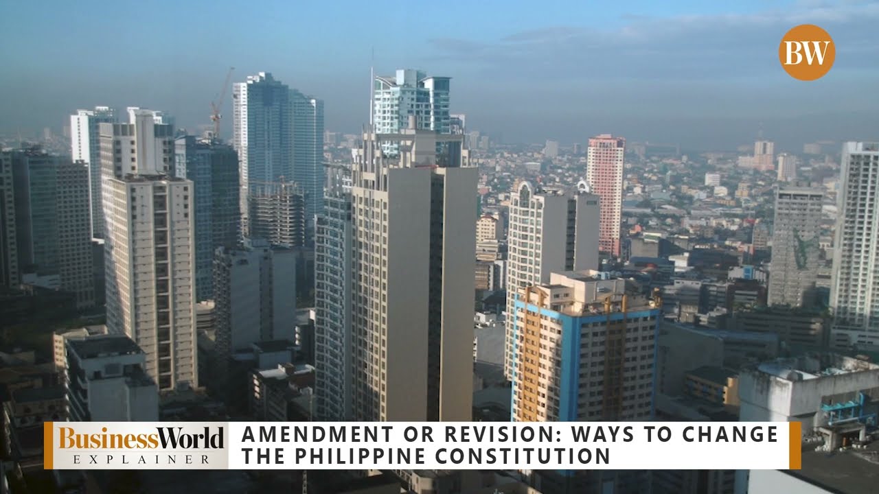 [EXPLAINER | The Philippine Constitution] Amendment or revision