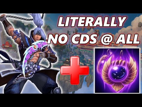 LITERALLY NO COOLDOWNS ON TSUKUYUMI (COMPLETELY BROKEN) - Season 9 Masters Ranked 1v1 Duel  - SMITE