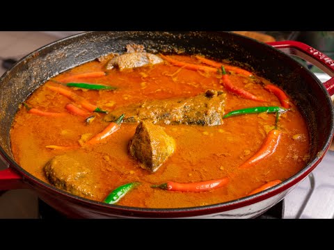 Gulai Ikan Tongkol yang pekat & padu untuk Nasi Dagang