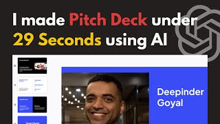 How to Make a Pitch Deck in Under 30 Seconds Using MagicSlides 🚀