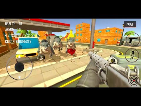 Monster Killing City Shooting II Android Gameplay #3 (LEVEL 10-12)