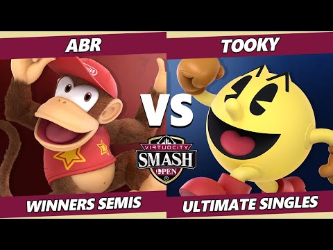Virtuocity 2022 Winners Semis - ABR (Diddy Kong) Vs. Tooky (Pac-Man) SSBU Ultimate Tournament