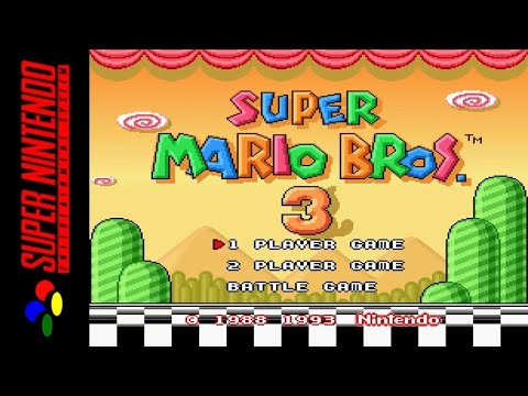 Let's Play Super Mario All Stars 7 - Super Mario Bros. 3 - Episode 1 - Worlds 1 and 2