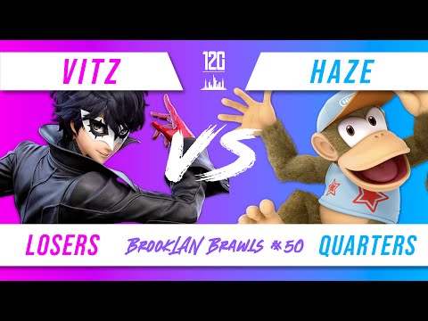 BrookLAN Brawls 50 - Vitz (Joker) v. Haze (Diddy Kong) - Losers Quarters