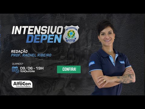 AO VIVO | Aula de Redação | Intensivo DEPEN - AlfaCon