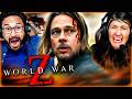 WORLD WAR Z 2013 MOVIE REACTION This Zombie Movie Is WAY More Intense Than We Expected