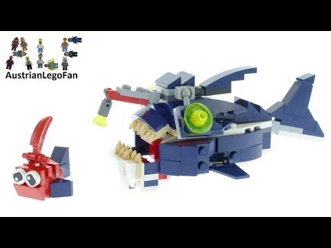 Vidéo LEGO Creator 31088 : Les créatures sous-marines