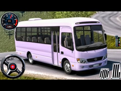 Offroad Bus Driving Simulator Mobile Game - Real Bus Driving 2025 - Bus Game Android Gameplay