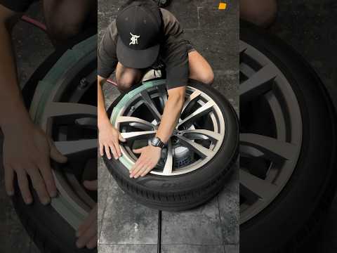 clear coating BMW wheels