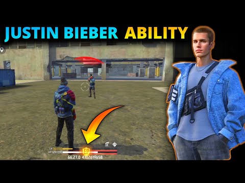 NEW JUSTIN BIEBER CHARACTER ABILITY 🤯 OB35 UPDATE - GARENA FREE FIRE