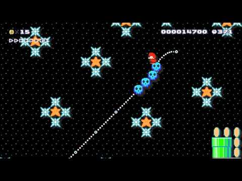 Mario's Space Trip by Forrest - Super Mario Maker - No Commentary 1AE