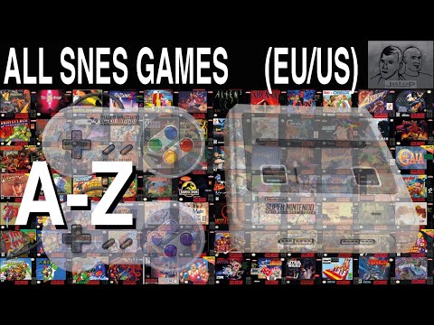 All SNES Games A-Z - EU/US - Super Nintendo - 793 Games - Compilation
