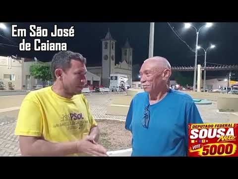 O reencontro com uma das figuras mais populares de São José de Caiana: Seu Caristia