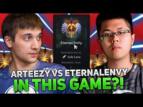 ARTEEZY vs ETERNALENVY in THIS GAME?! | RTZ plays on NATURE'S PROPHET CARRY in HIGH MMR!