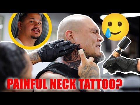 Angel Neck Tattoo