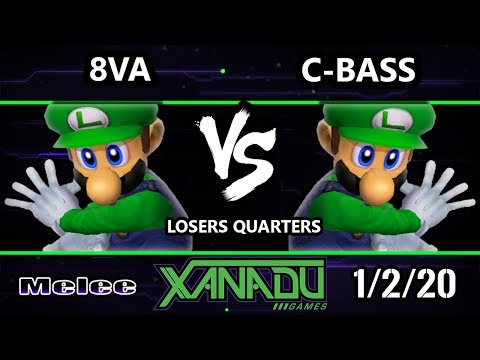 S@X 335 SSBM - C-Bass (Luigi) Vs. 8va (Luigi) Smash Melee Losers Quarters