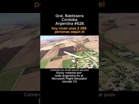General Baldissera, Cordoba desde el Microsoft Flight Simulator #generalbaldissera #cordoba #msfs