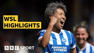 Brighton shock Man City as leaders fail to close in on WSL title | BBC Sport
