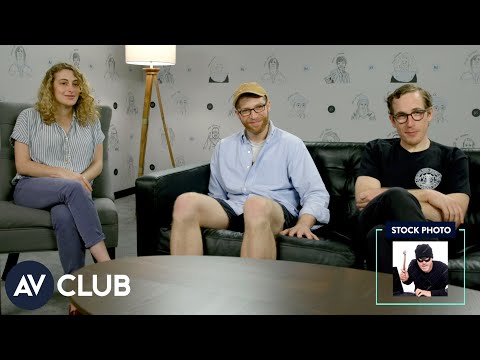 Jo Firestone, Joe Pera, and Conner O’Malley try to create Hollywood blockbusters from stock photos