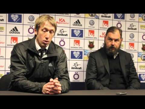 Presskonferens efter Östersunds FK–Örebro SK