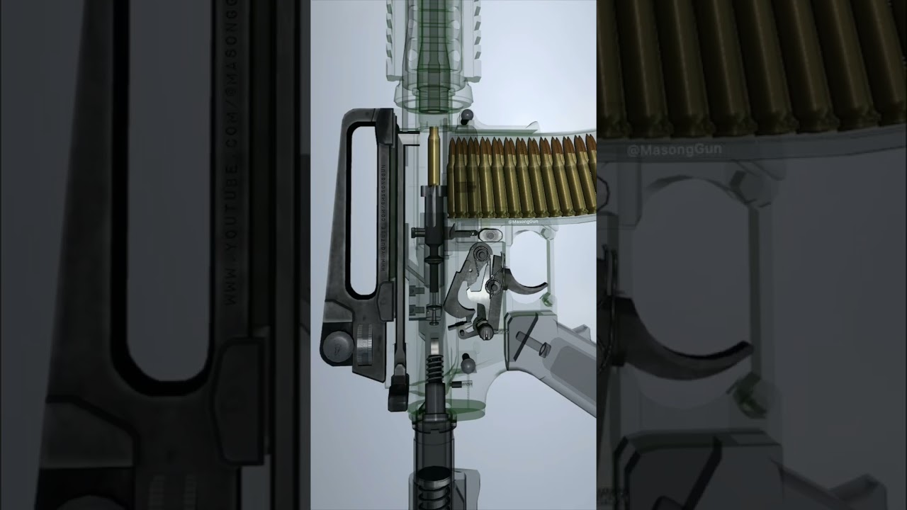 【M4A1】  how does a gun works | #masonggun