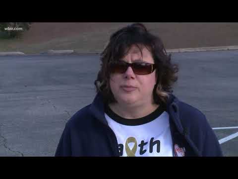 Community celebrates little girl's last chemo treatment