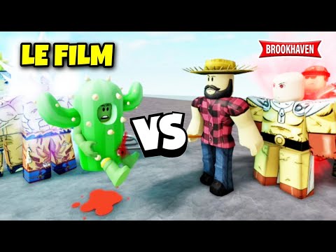 (LE FILM) CACTUS CONTRE SAITAMA ET LES JARDINIERS ! ROBLOX - BROOKHAVEN