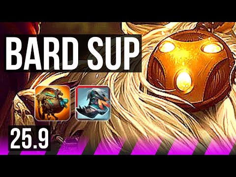 BARD & Vel'Koz vs KARMA & Lucian (SUP) | KR Master | 25.9
