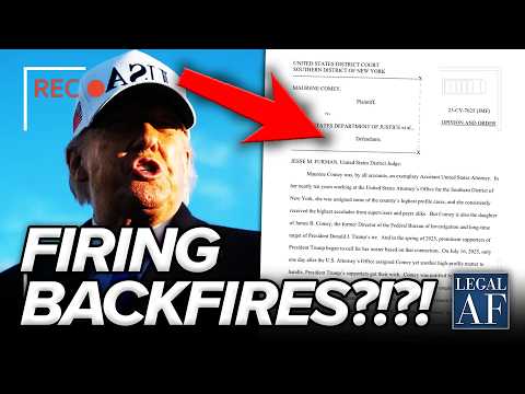 Trump Epstein Prosecutor FIRING BACKFIRES in NEW RULING?!?!