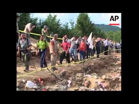 Recreation of walk, senior officials ahead of burial ceremony
